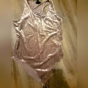 Lavender bodysuit by Forever 21, size 2X